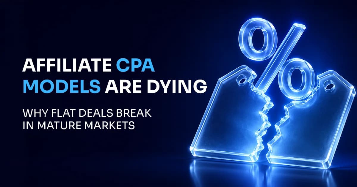 Affiliate Marketing 2026: Why CPA Models Are Dying in Mature Markets