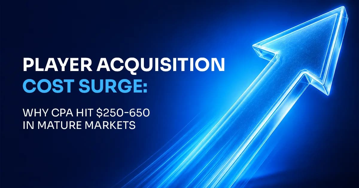 Player Acquisition Cost Surge: Why CPA Hit $250-650 in Mature Markets