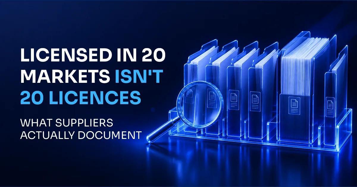 What iGaming Suppliers Actually Document About Licences